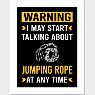 Warning Jump Jumping Rope Rope Skipping Posters and Art